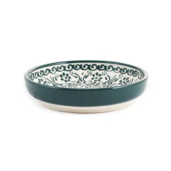 Yesil Ve Beyaz Boyali Shallow Bowl, 16cm Tableware Brands|Crockery & Dinnerware