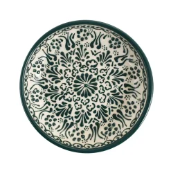 Yesil Ve Beyaz Boyali Shallow Bowl, 16cm Tableware Brands|Crockery & Dinnerware