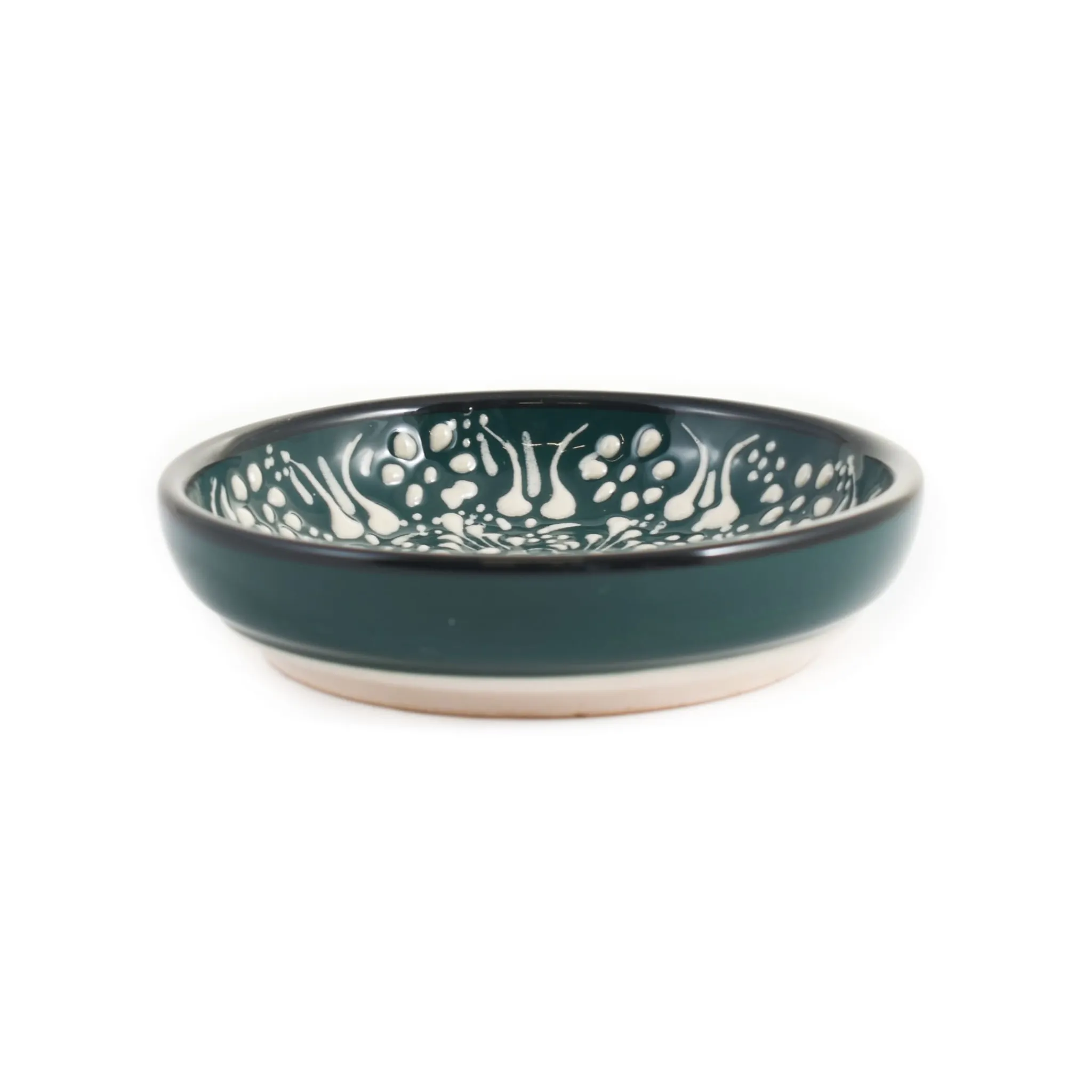 Outlet Yesil Ve Beyaz Boyali Shallow Bowl, 12cm Tableware Brands|Crockery & Dinnerware