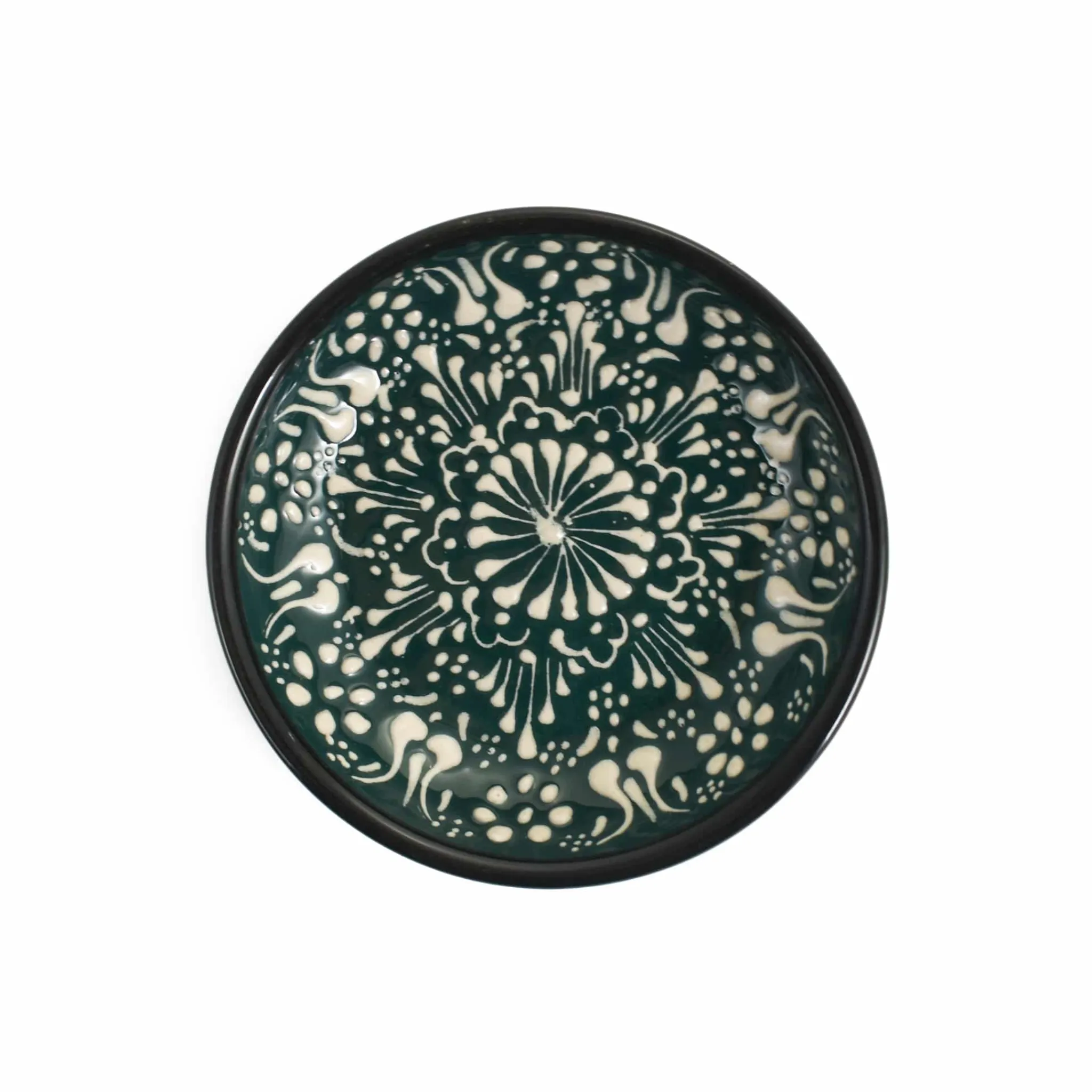 Outlet Yesil Ve Beyaz Boyali Shallow Bowl, 12cm Tableware Brands|Crockery & Dinnerware