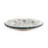 Clearance Yesil Ve Beyaz Boyali Wavy Side Plate, 19cm Tableware Brands|Plates