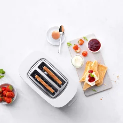 Online Enfinigy Silver Toaster, 2 Slot Kitchen Electricals