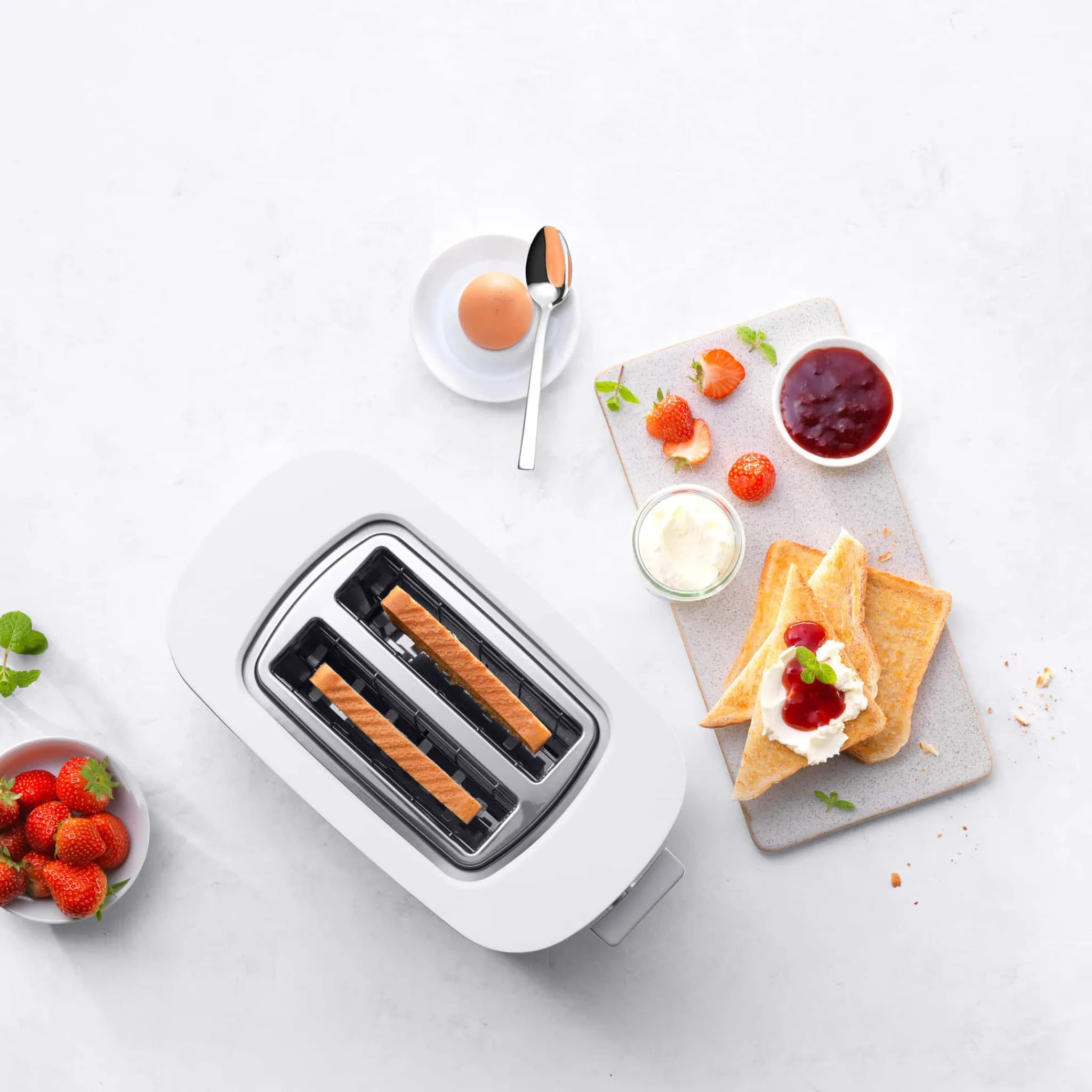 Online Enfinigy Silver Toaster, 2 Slot Kitchen Electricals