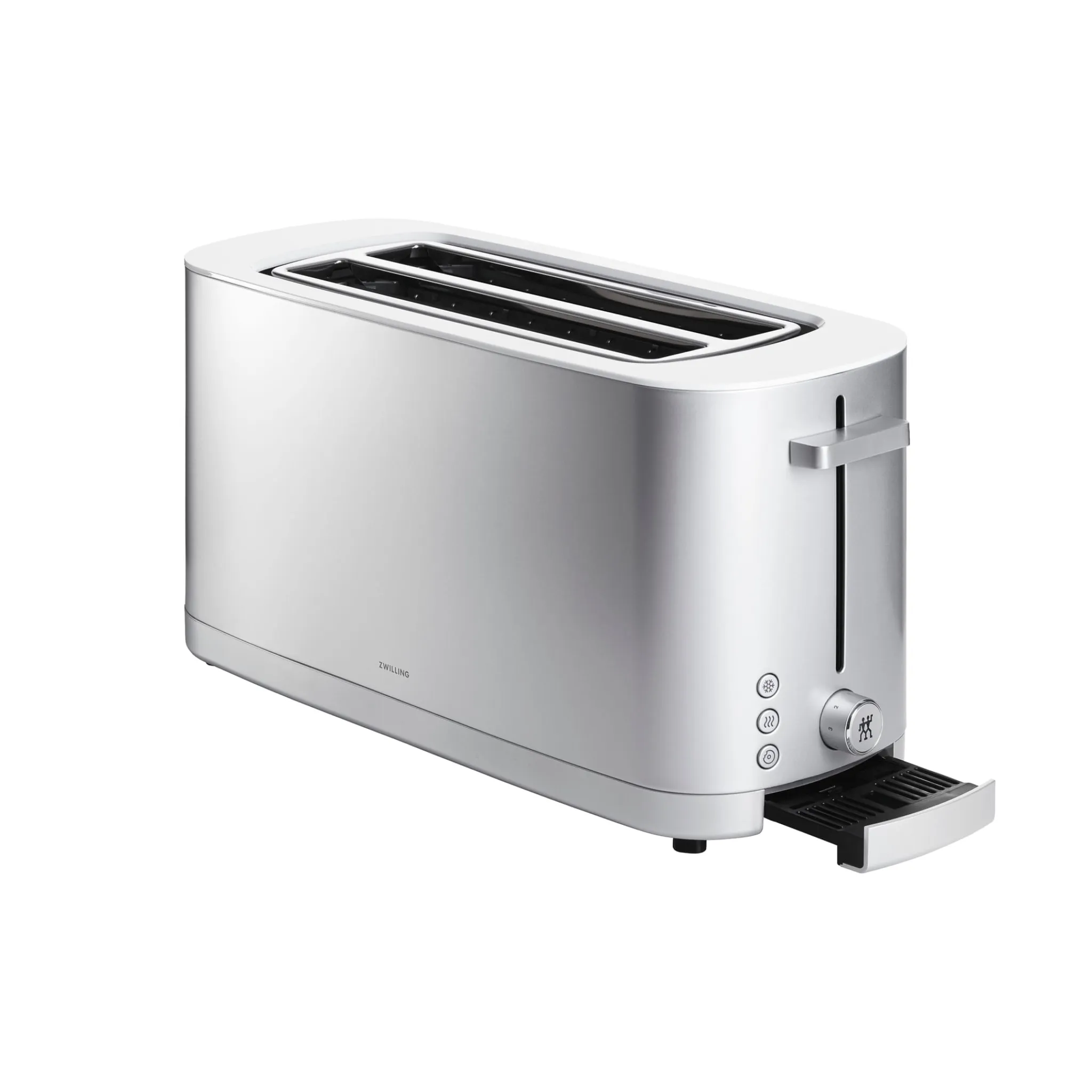 Enfinigy Silver Toaster, 2 Long Slots Kitchen Electricals